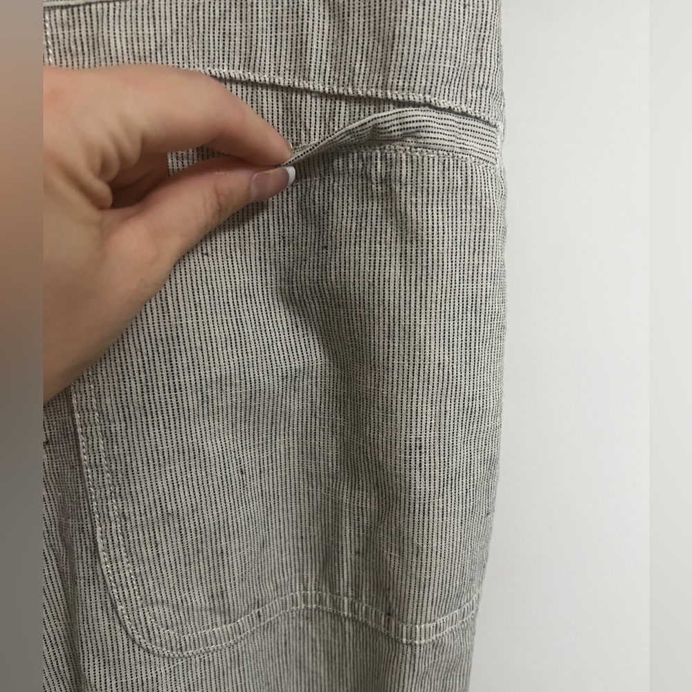 final price The North Face Women’s Sz 14 Creme Linen Drawstring - Picture 4 of 8